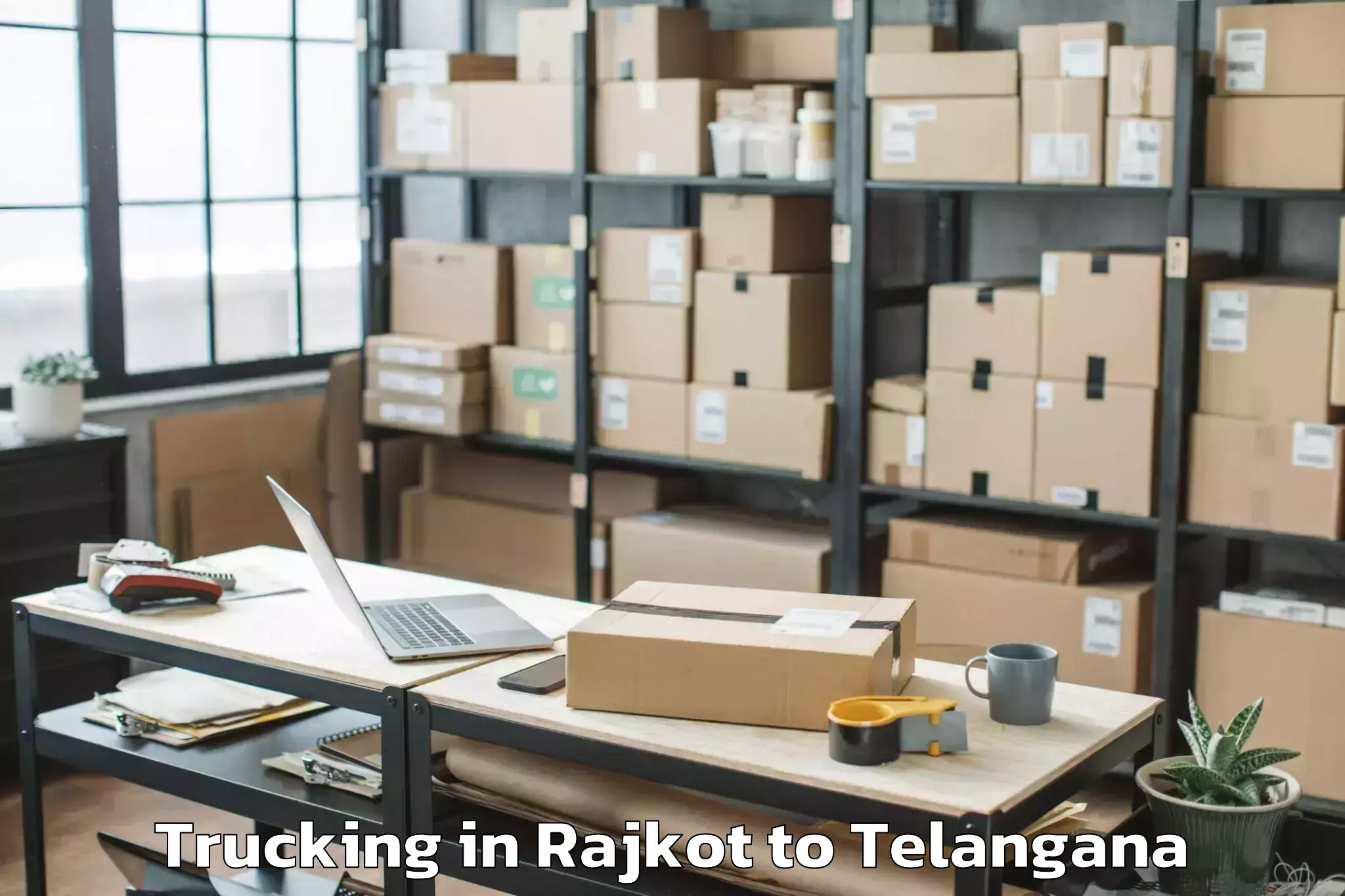 Hassle-Free Rajkot to Tekulapalle Trucking